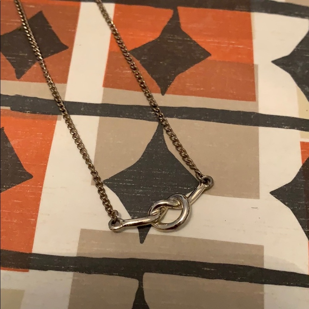Silver Knot Necklace